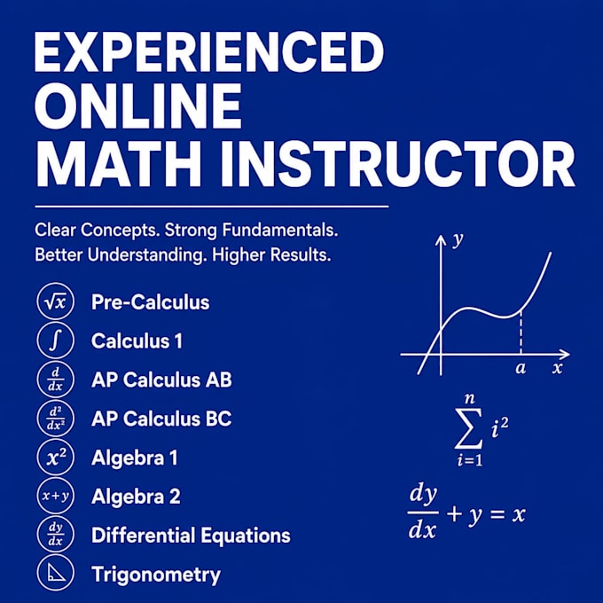 teach you math calculus and algebra