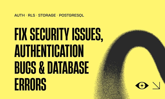 fix supabase auth, rls, storage and database issues