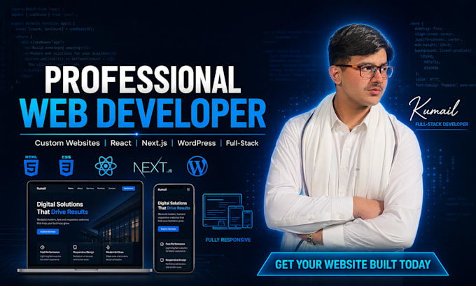 build a professional responsive website using python flask