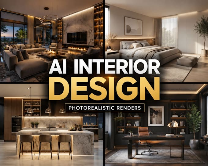 create photorealistic ai interior design renders