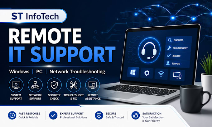 provide professional remote IT support for windows PC