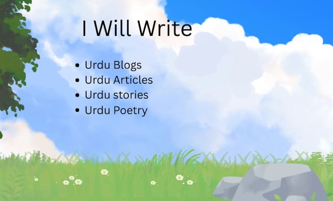 write urdu blog posts , stories and ai video scripts