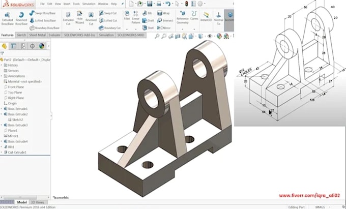 create 2d engineering drawings, cad conversion and create 2d engineering drawing