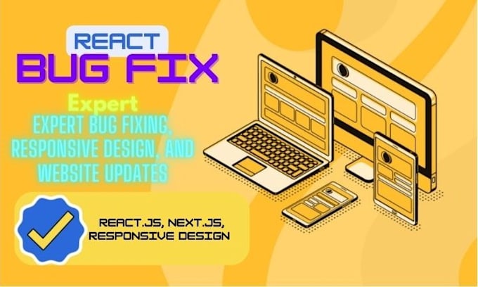 fix react nextjs bugs saas website developement