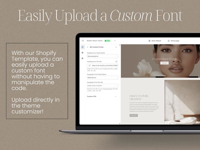 install any custom font or google font on your shopify store