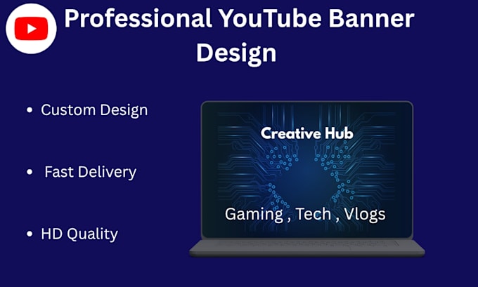 a professional youtube channel banner