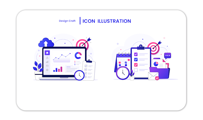 design custom icons, vector icons, and icon illustrations