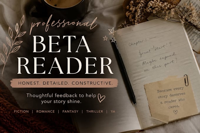 be your honest and detailed beta reader