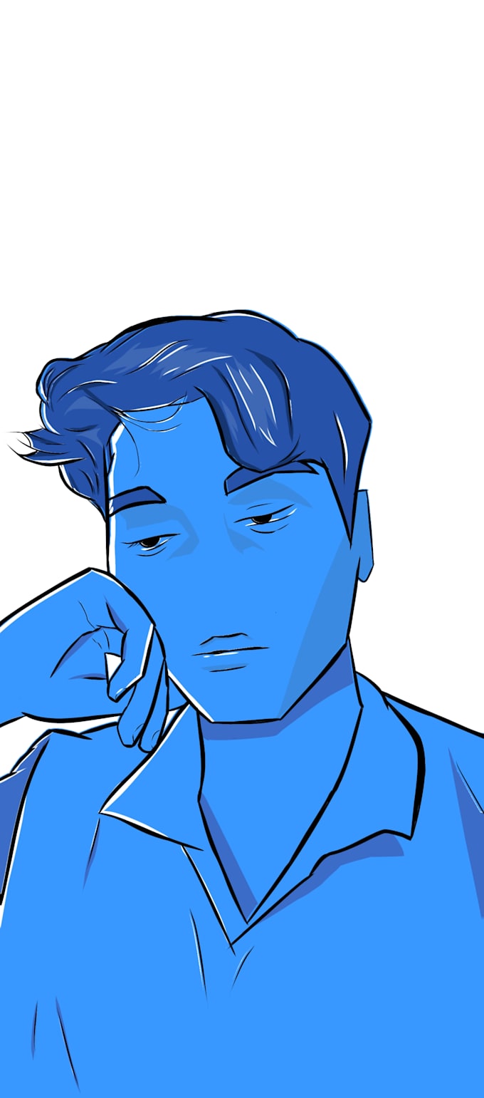 cartoon and semi realistic illustrations