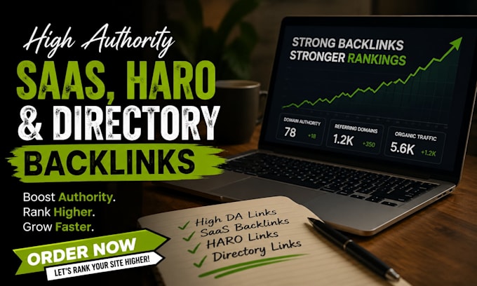 build high authority saas backlinks for google SEO