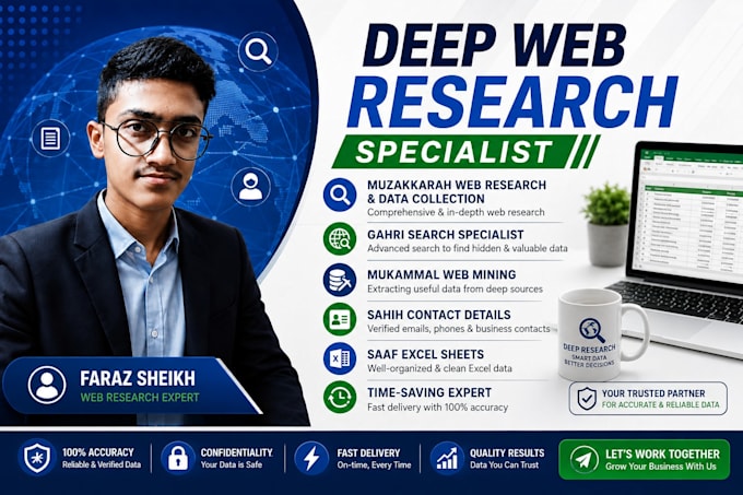 do web research and fast data collection for your business