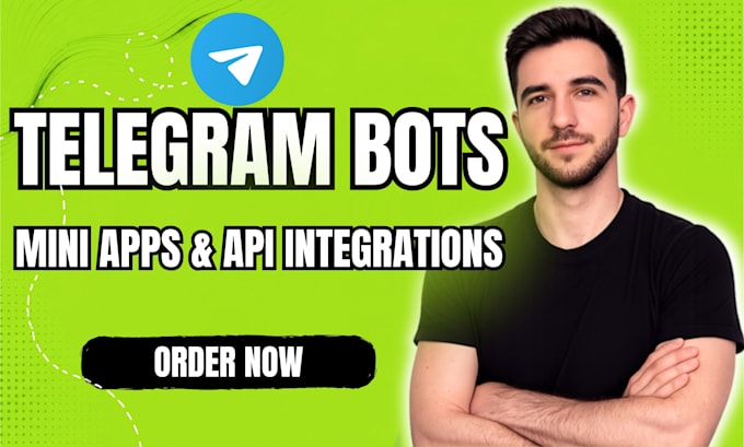 develop telegram bots, mini apps and API integrations