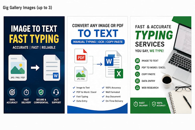 convert image to text and do fast typing
