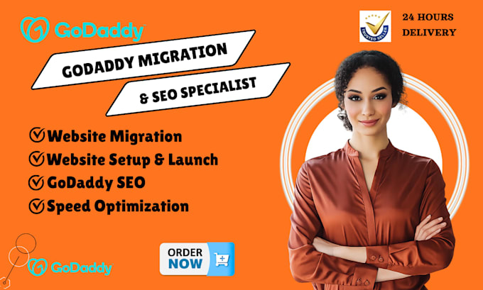 do complete godaddy migration godaddy seo godaddy website setup and optimization