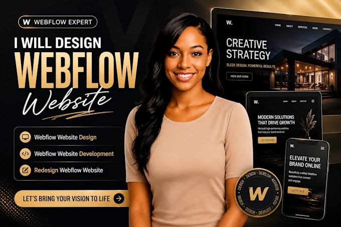 design webflow website, webflow website development, redesign webflow website