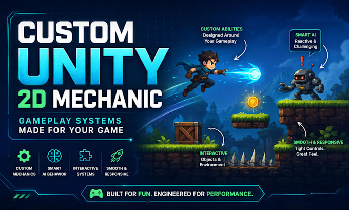 develop a custom gameplay mechanic in unity 2d