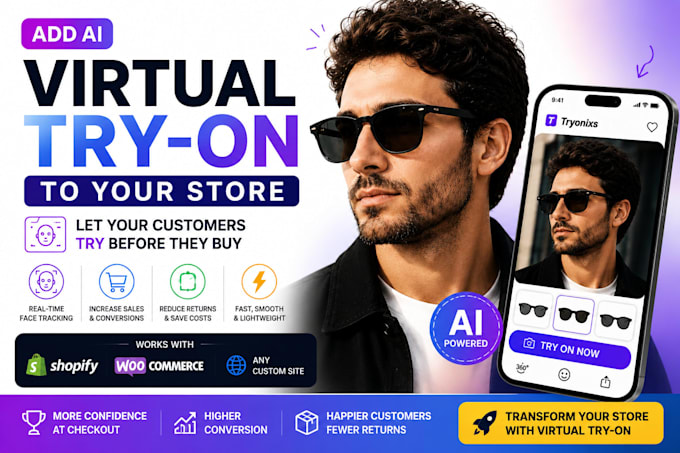 integrate ai virtual try on for eyewear stores