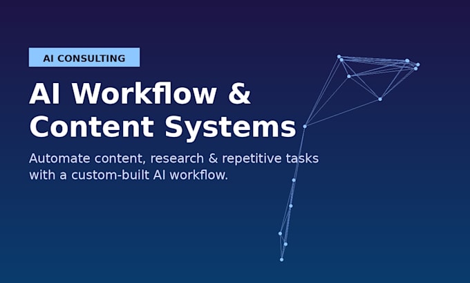 build you an ai powered content or research workflow