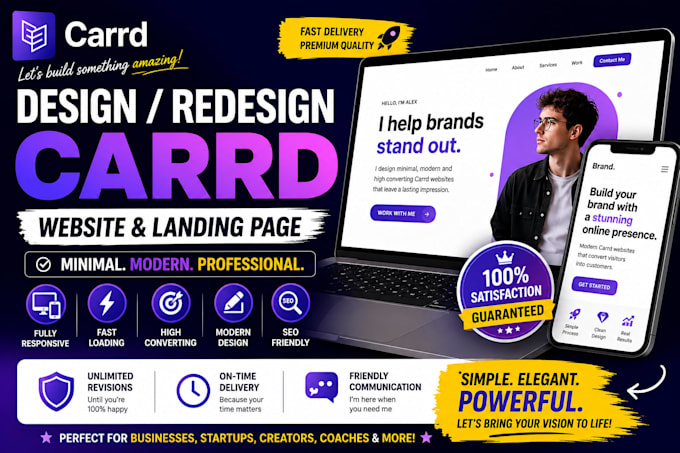 design carrd website redesign card website carrd website carrd landing page card