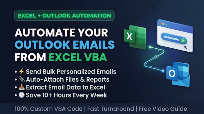 automate outlook emails using excel vba and macros
