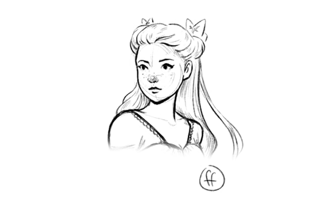do simple sketch bust