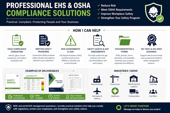 provide osha compliance consulting and safety documentation