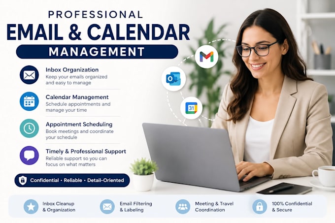 professionally manage your email inbox and calendar