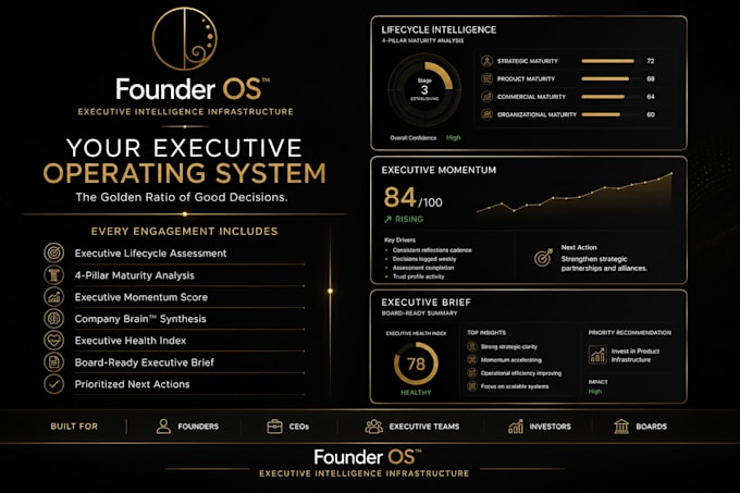 create a startup strategy and business operating system