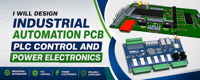design industrial automation pcb plc control and power electronics