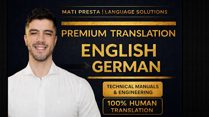 translate technical manuals and documentation from english to german
