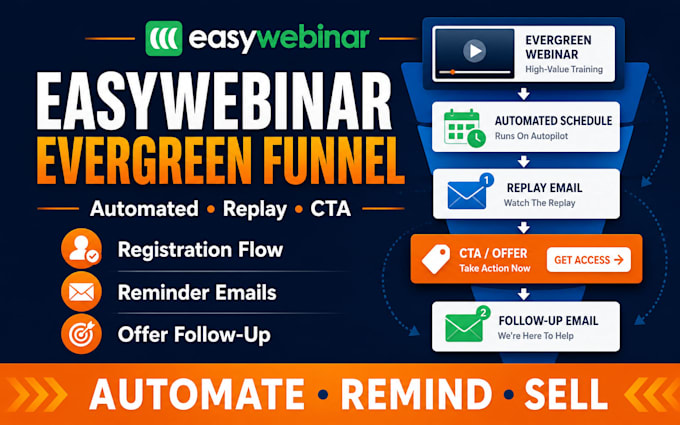 setup easywebinar evergreen funnel easywebinar replay emails