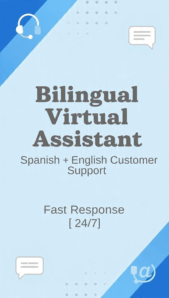 be your bilingual spanish english virtual assistant
