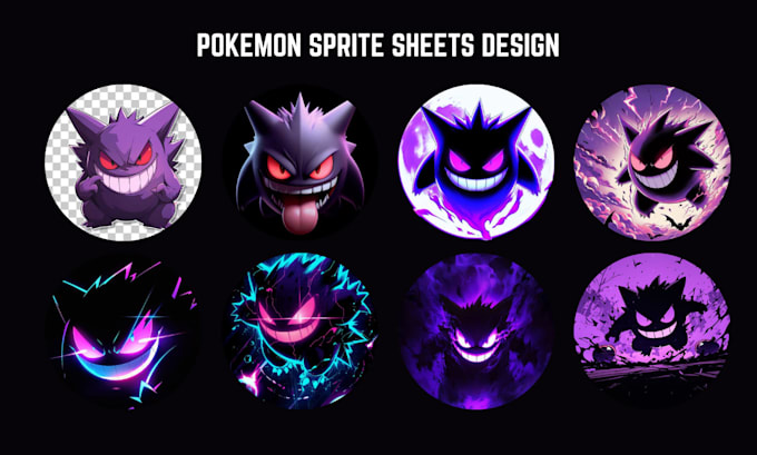 design pixel animation and pokemon sprite sheets for your 2d games
