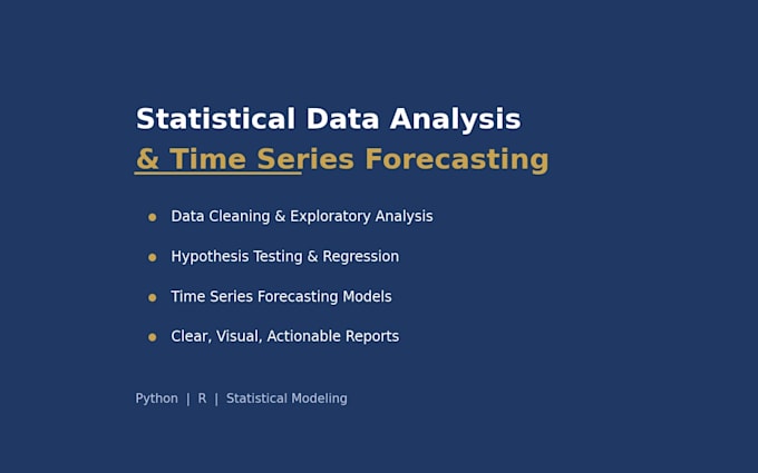 analyze your business data and forecast trends
