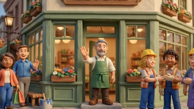 create professional ai claymation animation videos