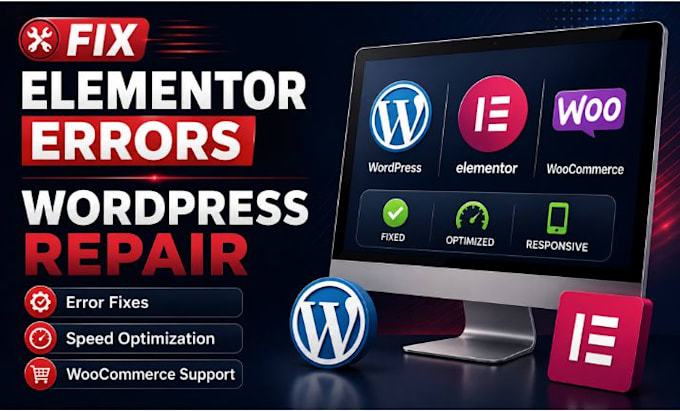 fix elementor errores and repair your wordpress website