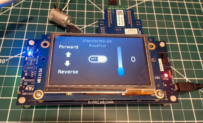 develop embedded gui using lvgl, eez studio, and touchgfx for esp32 and stm32