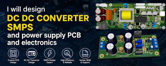 design dc dc converter smps and power supply pcb
