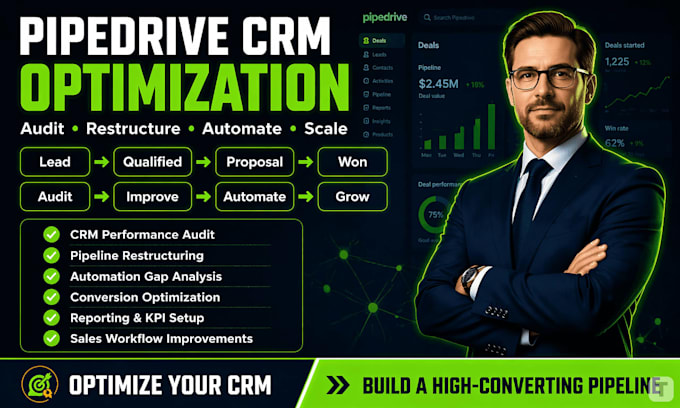 audit optimize and restructure your pipedrive crm for higher sales performance