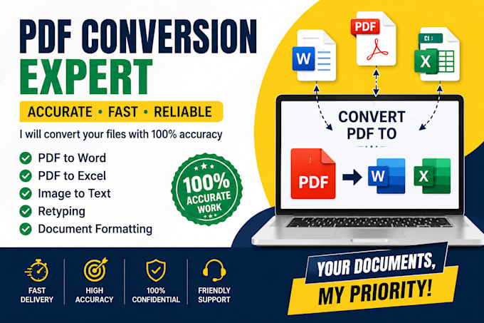 convert PDF to word,excel and do document conversion