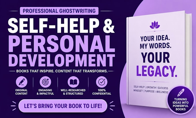 ghostwrite self help book motivational workbook ghostwrite personal development