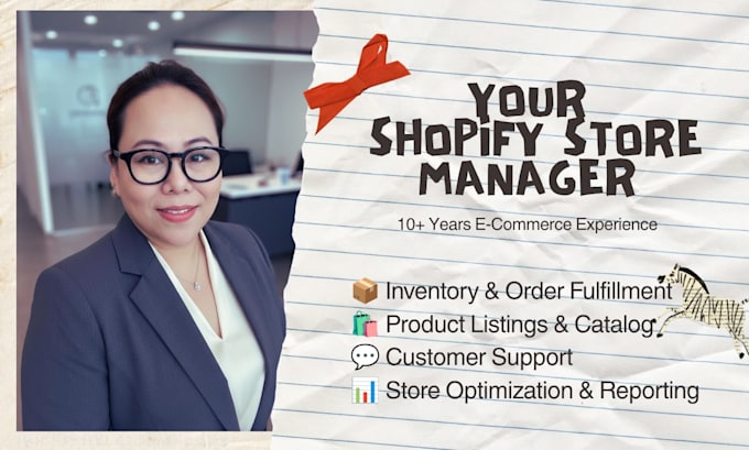 be your dedicated shopify store manager