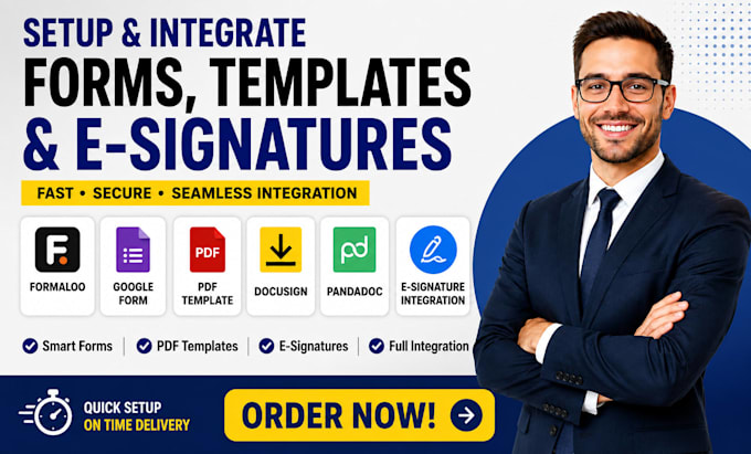 fix docusign google form pdf template formaloo pandadoc esignature integration