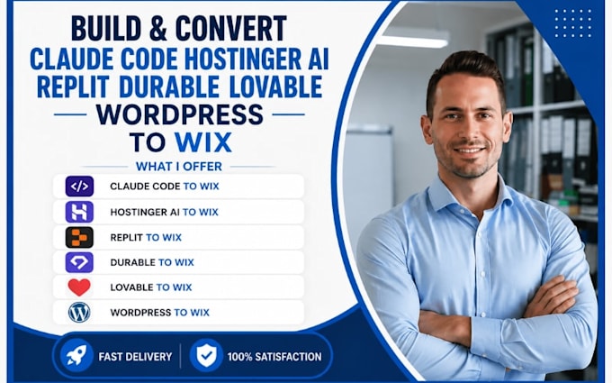 build convert claude code hostinger ai replit durable lovable wordpress to wix