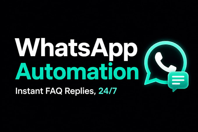 build a whatsapp chatbot with automated faq replies