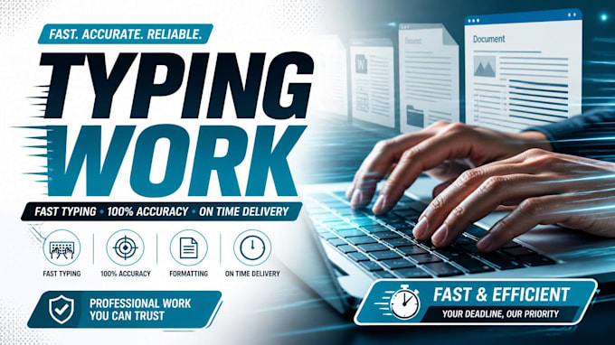 do fast data entry, copy paste, and typing work in 24 hours