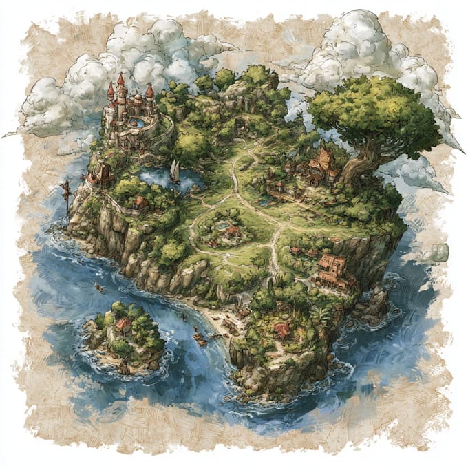do map illustration map design fantasy map maker cartography city map veactor m