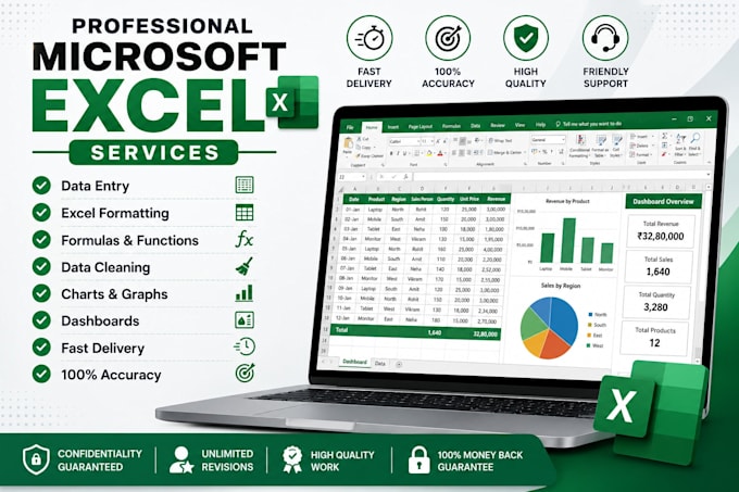 microsoft excel data entry, formatting, formulas and spreadsheet tasks