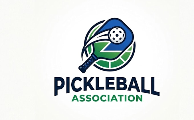 create a simple impactful pickleball logo design