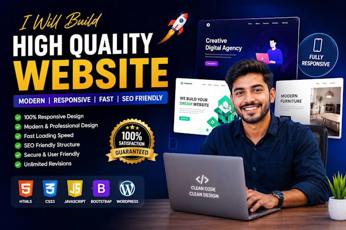 create a modern business website